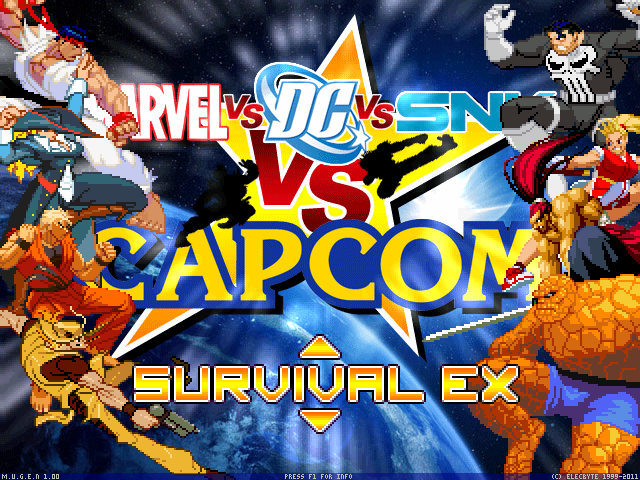 Mugen Multiverse - Cross generation of fighters. MvDvSvC evolution.